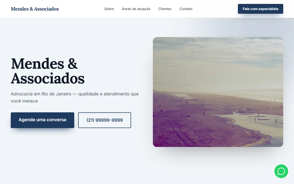 Site Mendes & Associados
